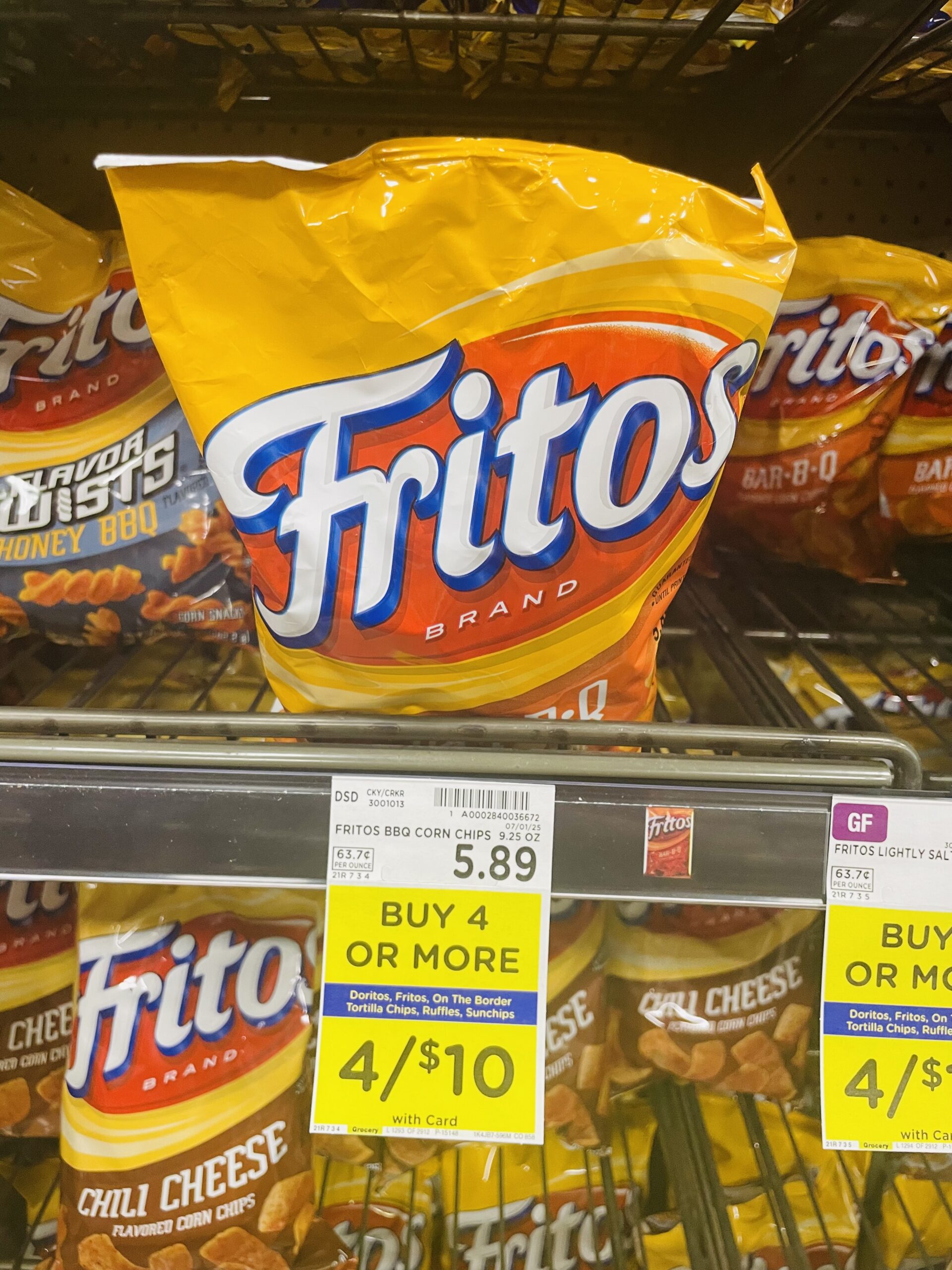 ruffles doritos and fritos kroger shelf image (1)