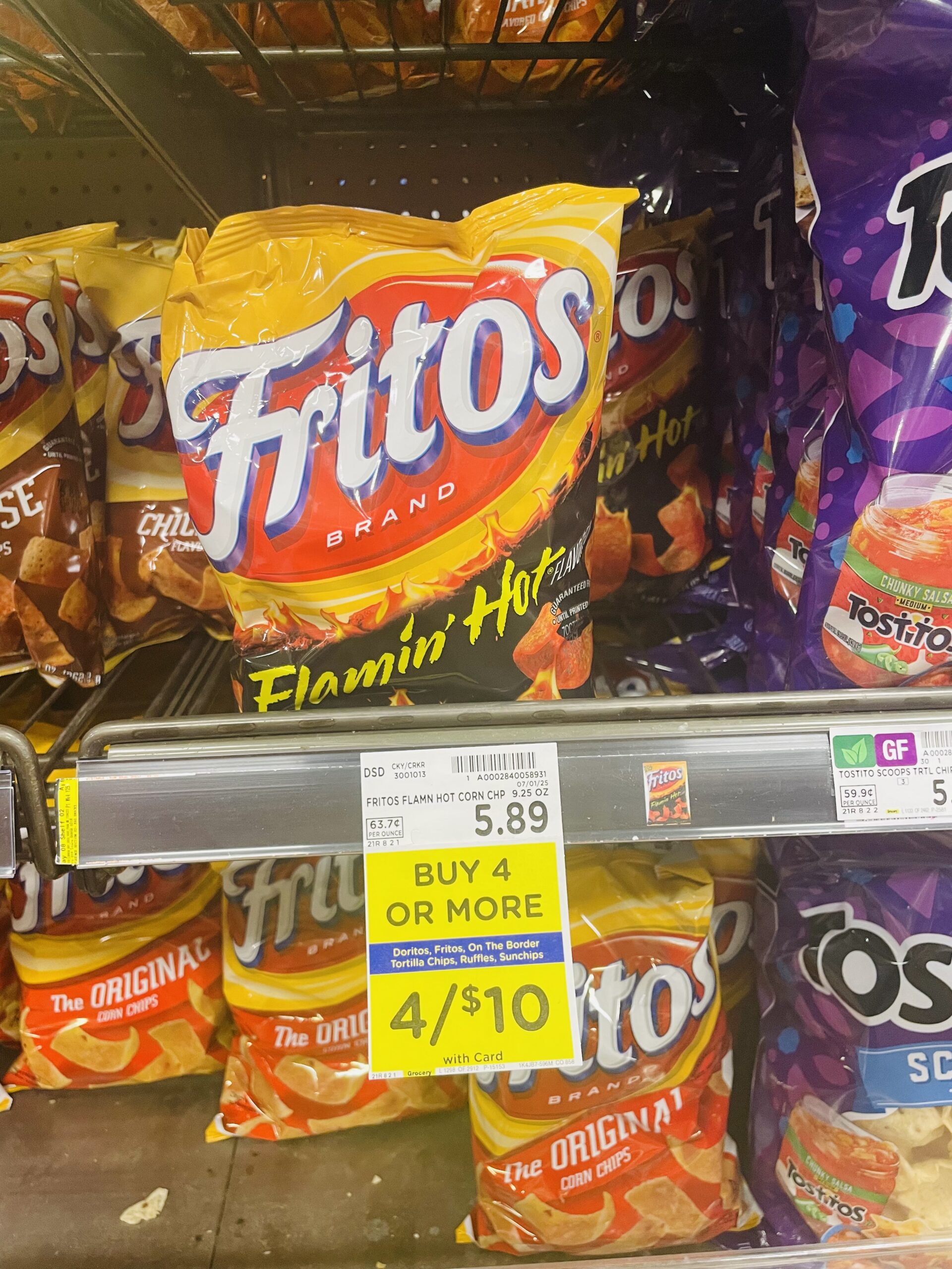 ruffles doritos and fritos kroger shelf image (1)