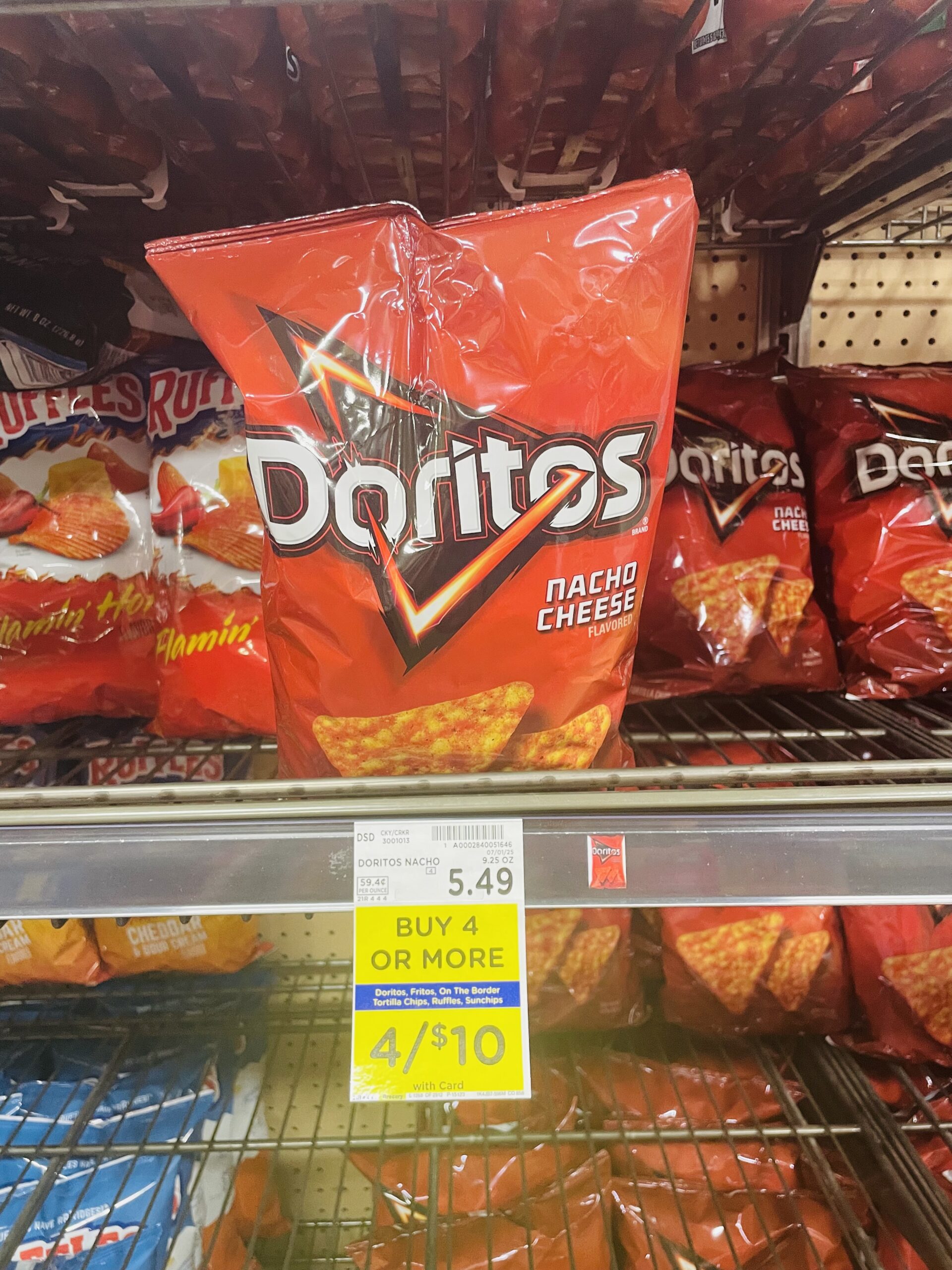 ruffles doritos and fritos kroger shelf image (1)