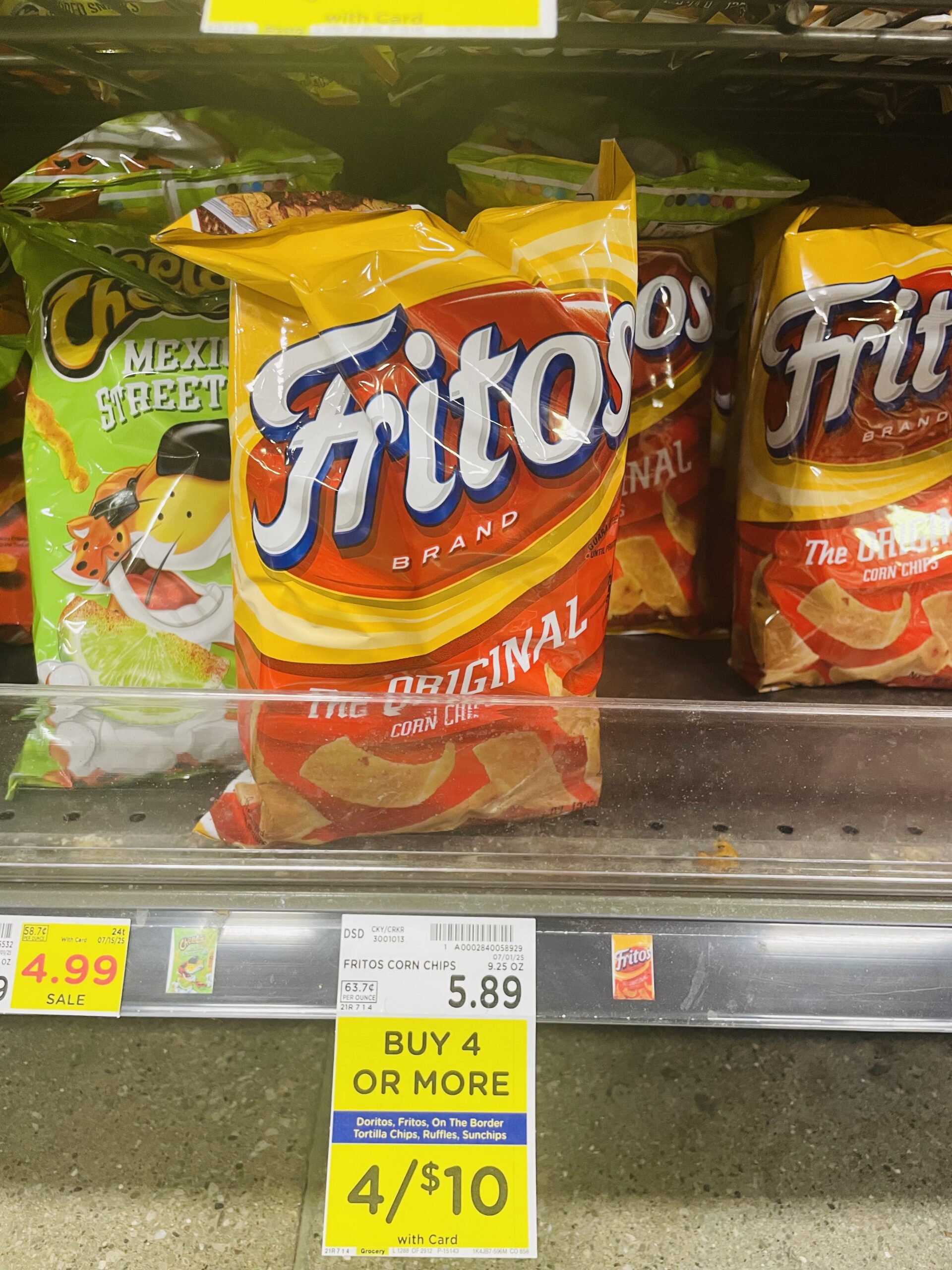 ruffles doritos and fritos kroger shelf image (1)