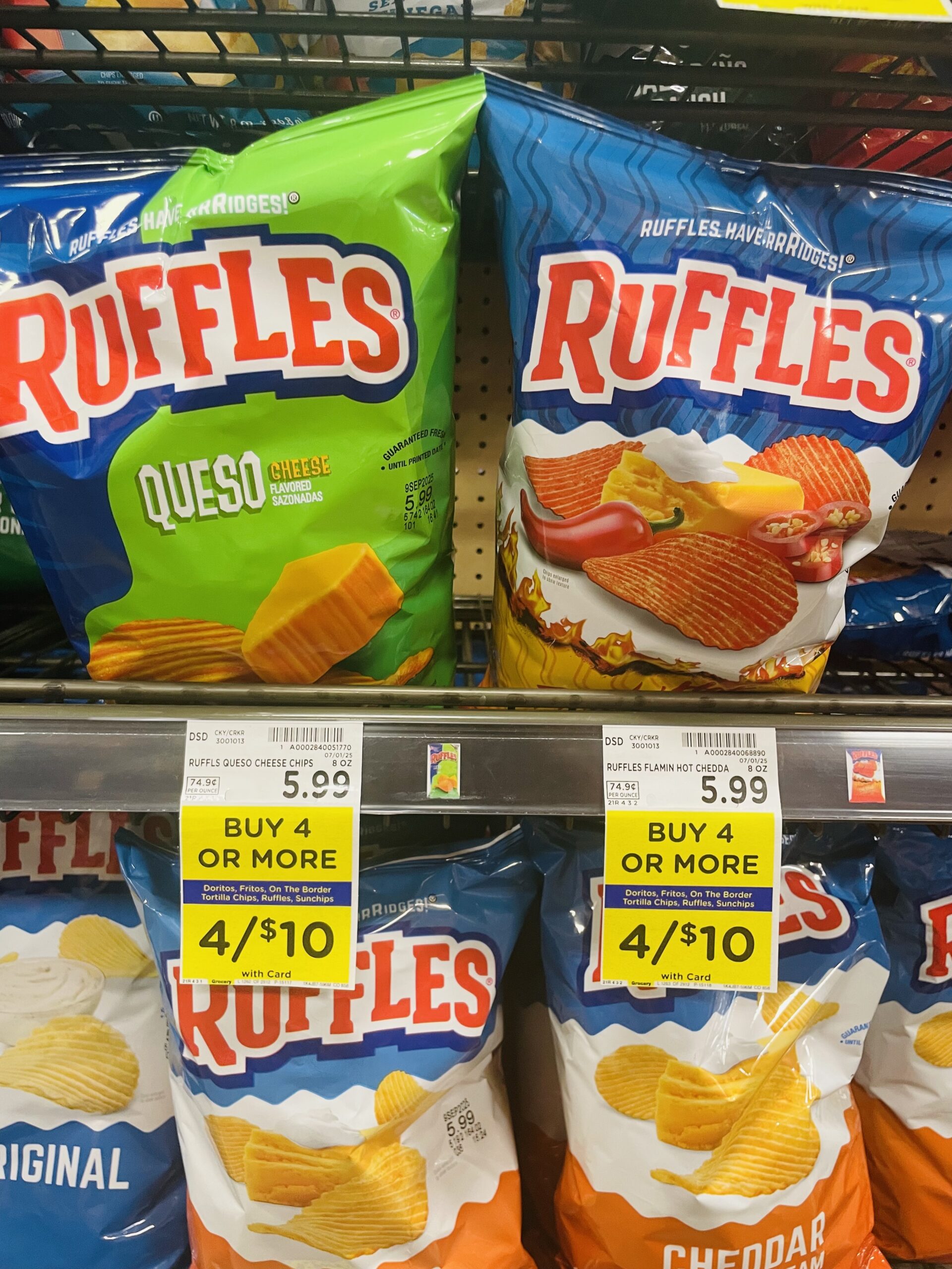 ruffles doritos and fritos kroger shelf image (1)