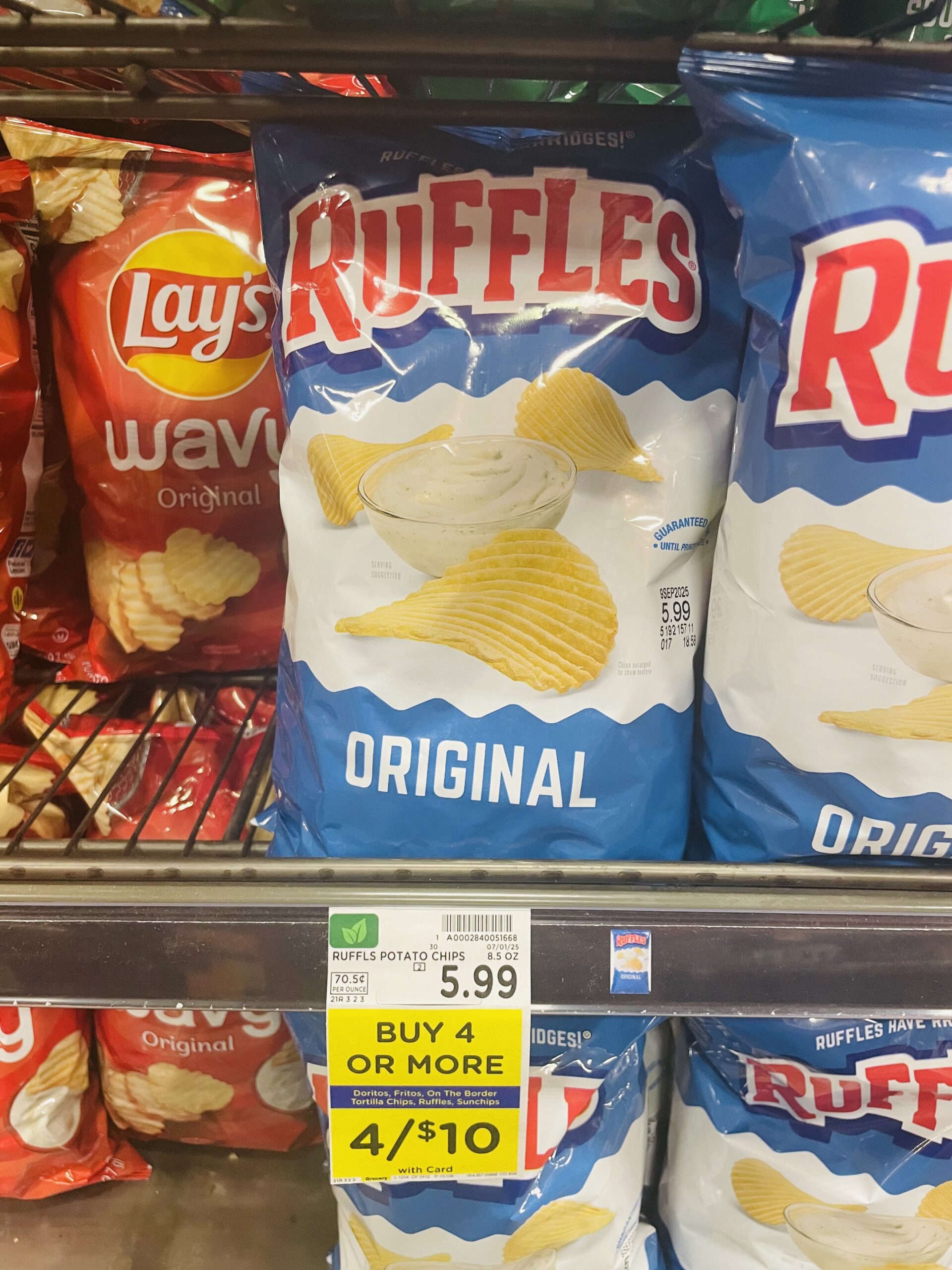 ruffles doritos and fritos kroger shelf image (1)