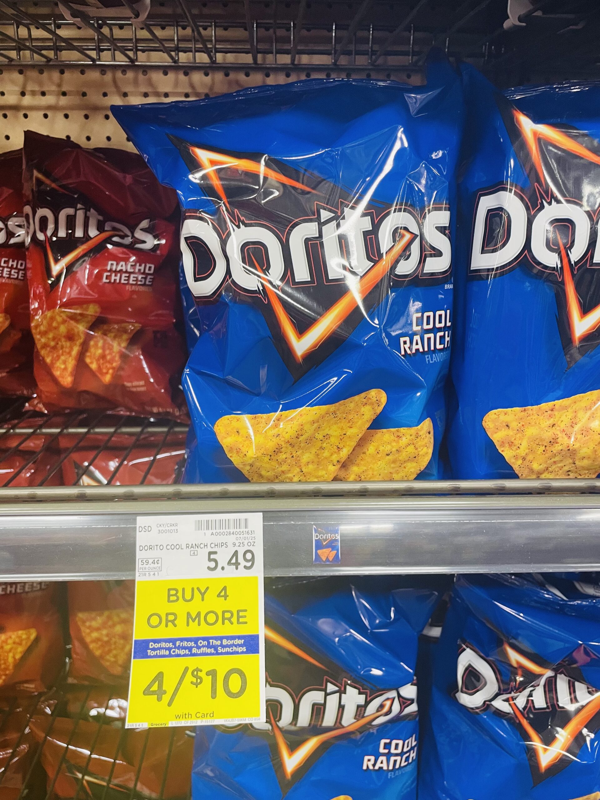 ruffles doritos and fritos kroger shelf image (1)