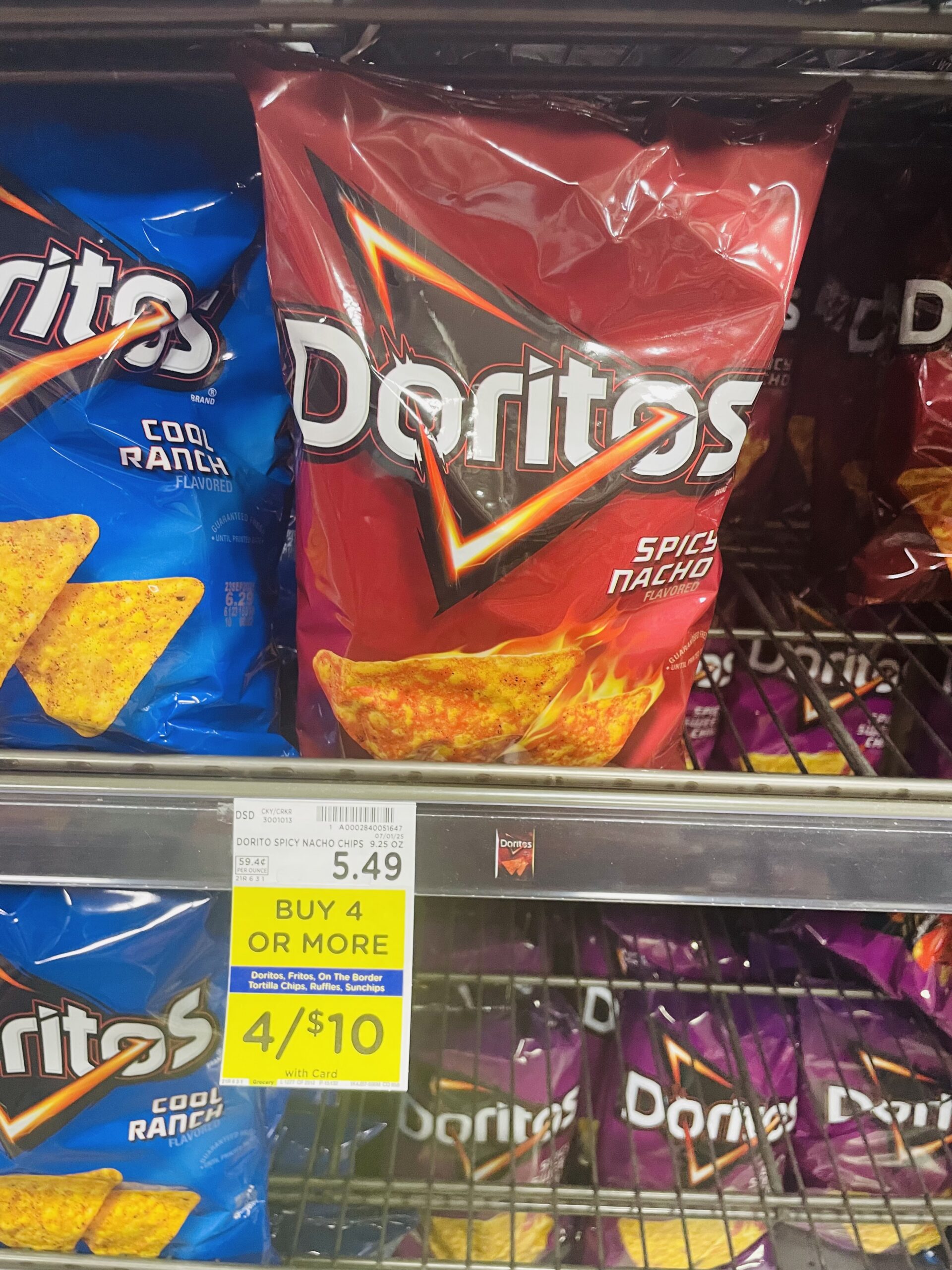 ruffles doritos and fritos kroger shelf image (1)