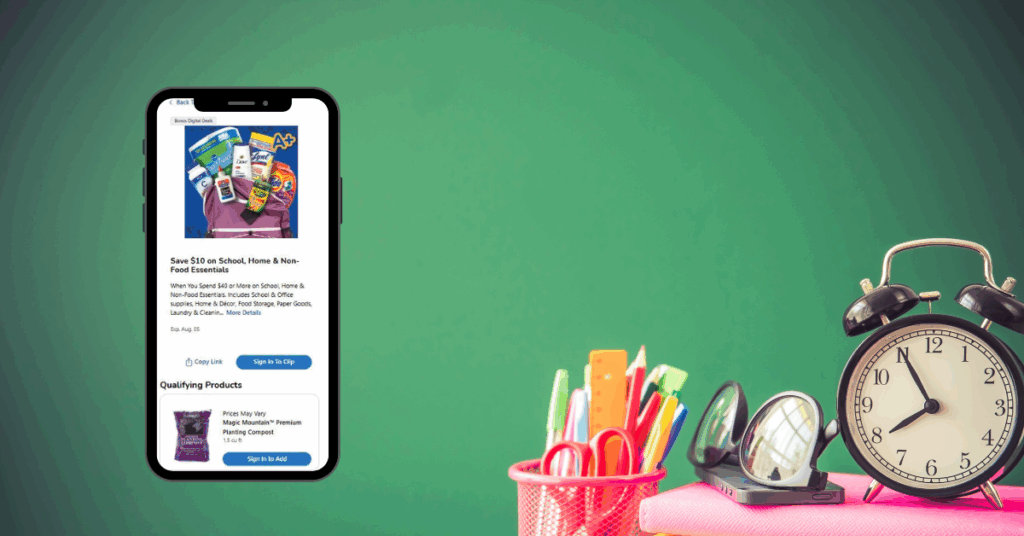 school supplies kroger digital coupon