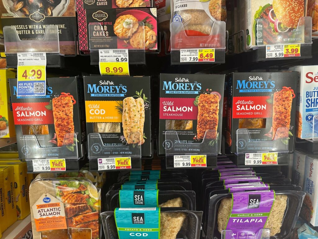 seapak moreys kroger shelf image