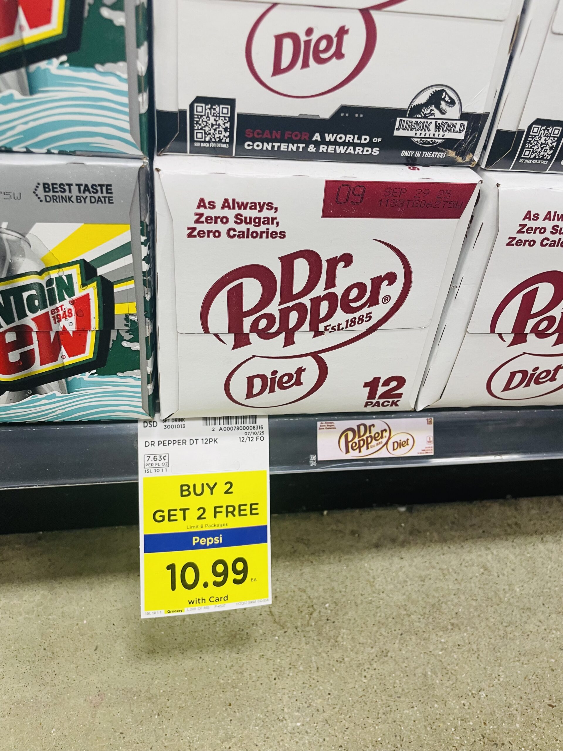 soda 12 pack kroger shelf image (35)