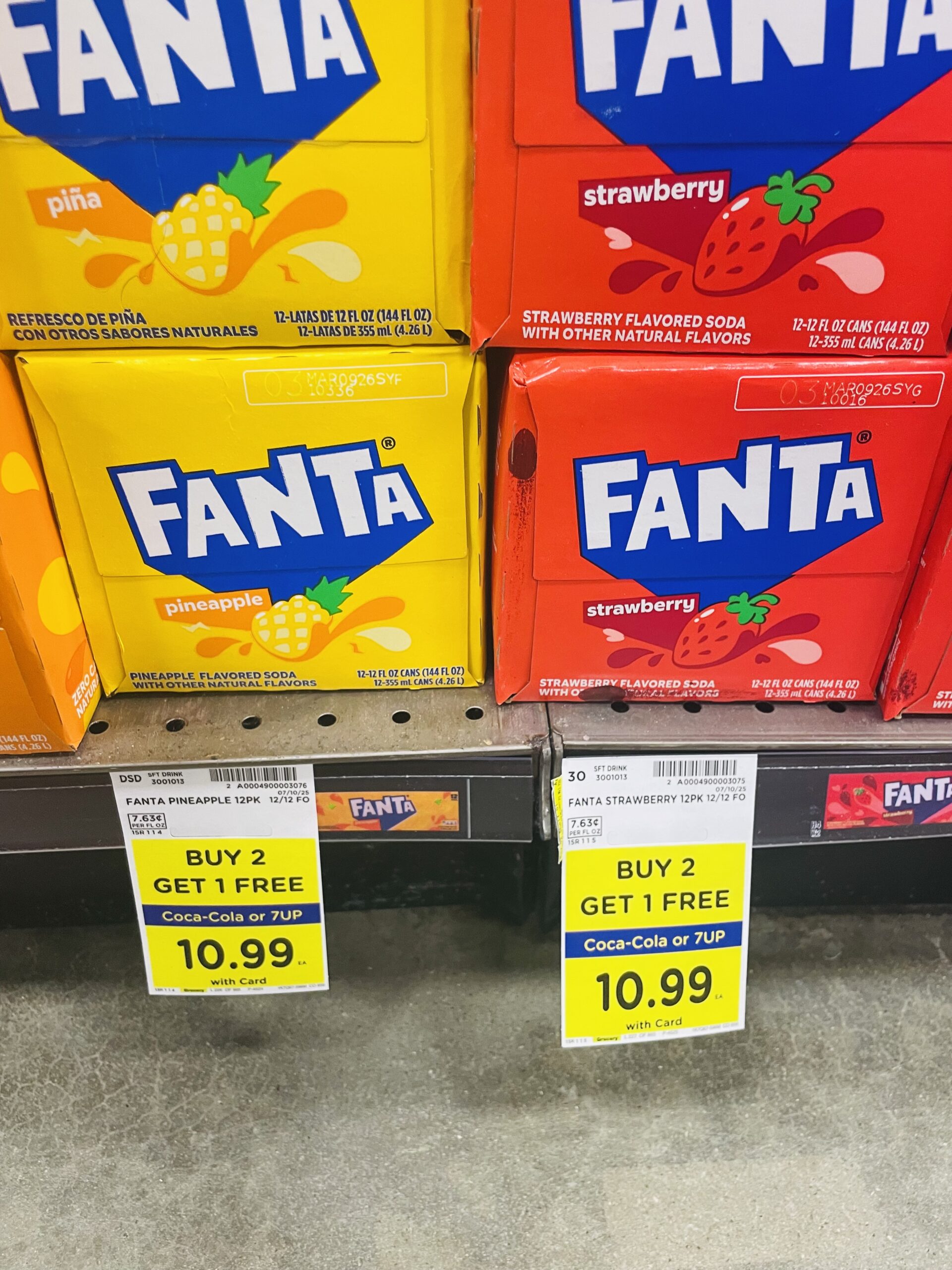 soda 12 pack kroger shelf image (35)
