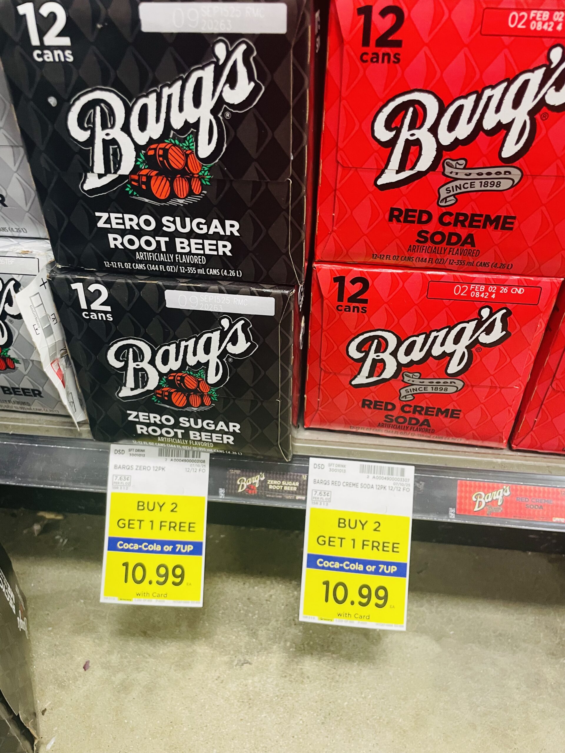 soda 12 pack kroger shelf image (35)