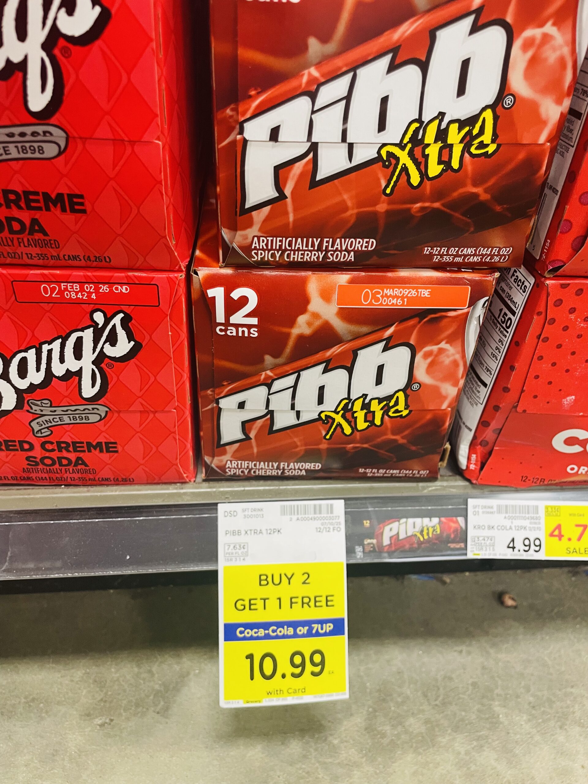 soda 12 pack kroger shelf image (35)