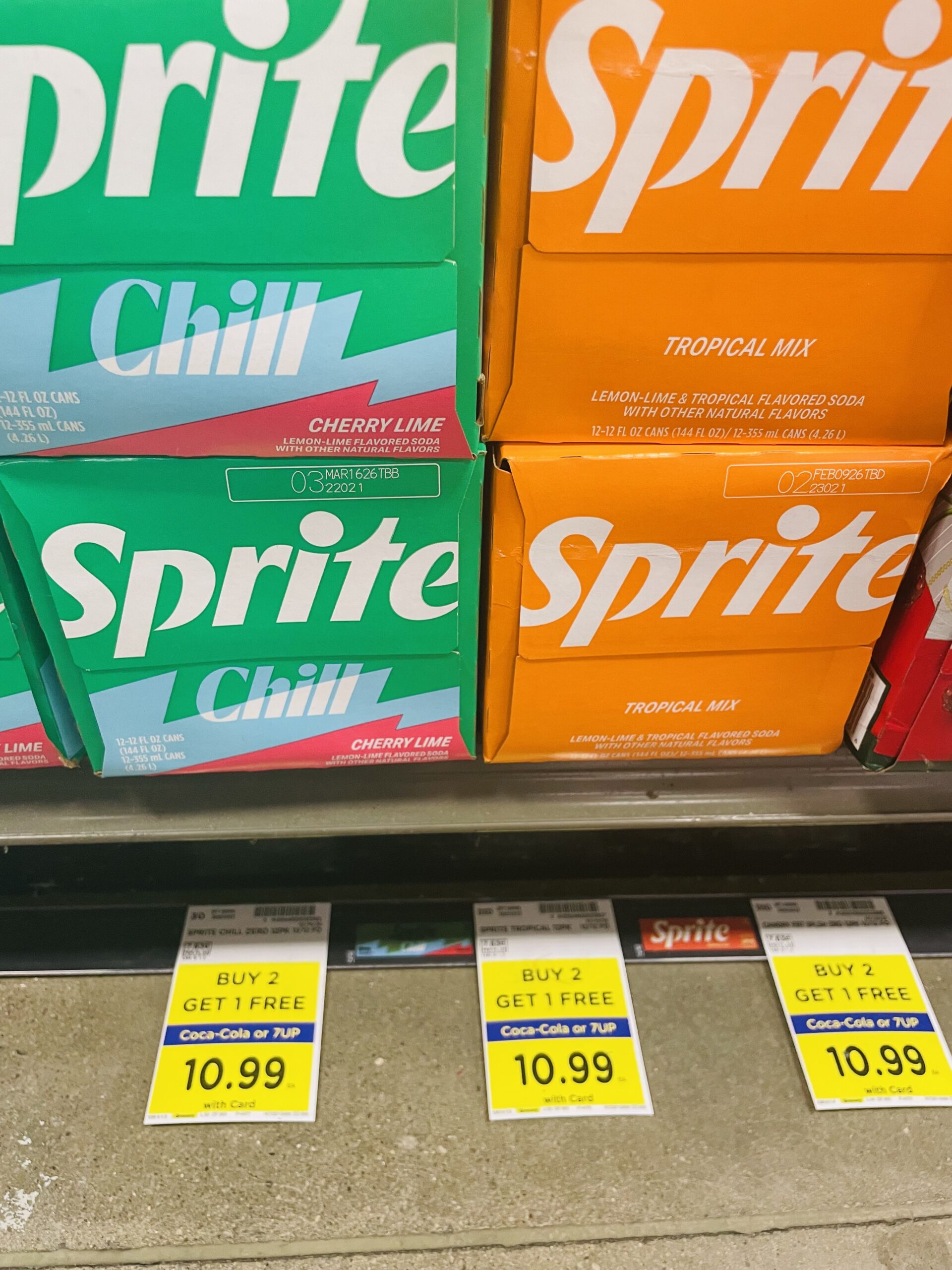 soda 12 pack kroger shelf image (35)