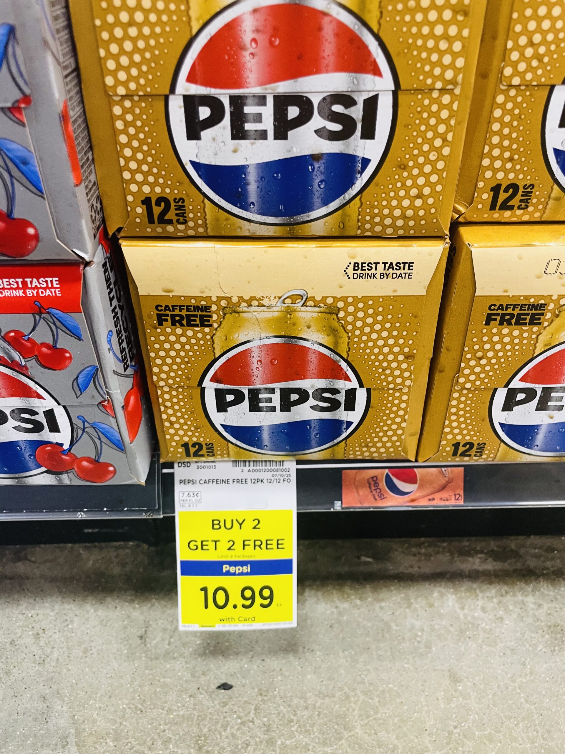 soda 12 pack kroger shelf image (35)