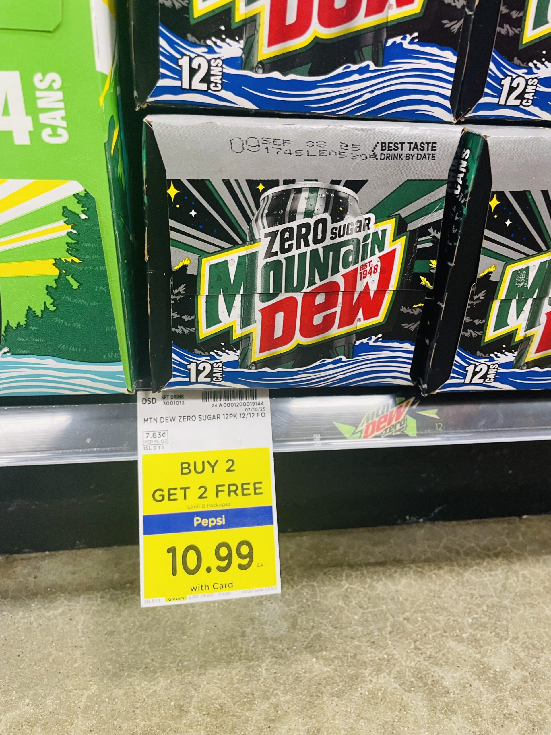 soda 12 pack kroger shelf image (35)