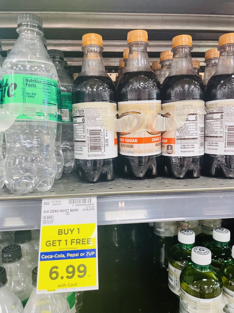 soda bottles kroger shelf image (1)