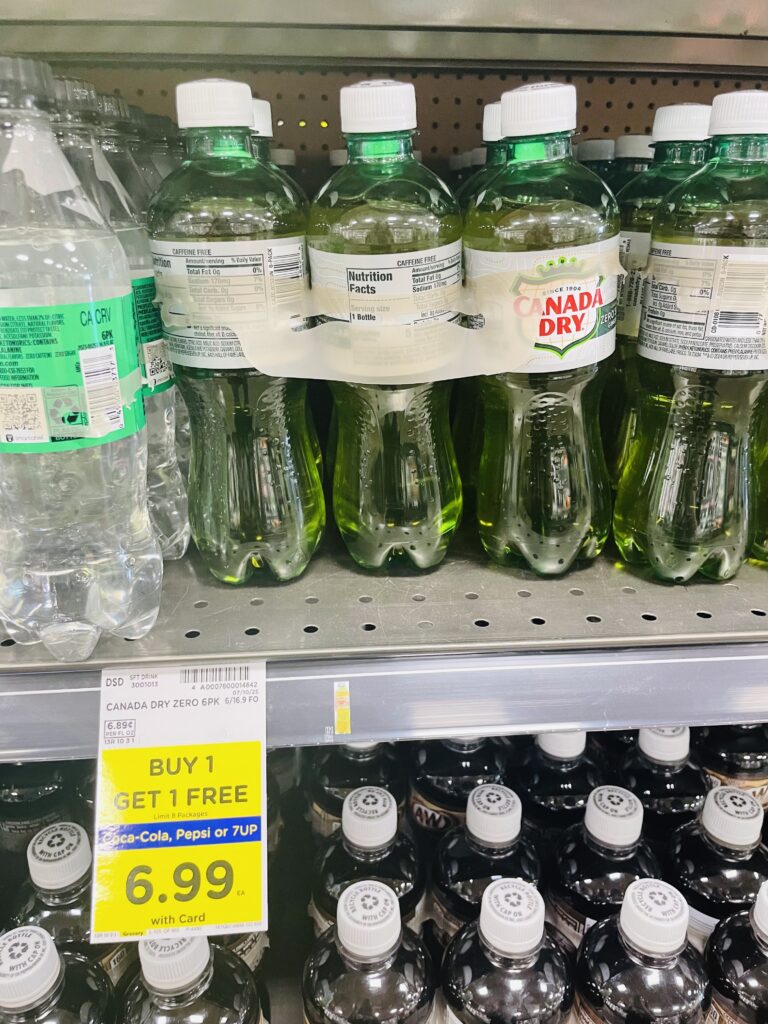soda bottles kroger shelf image (1)