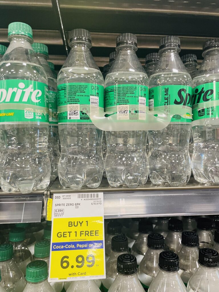 soda bottles kroger shelf image (1)