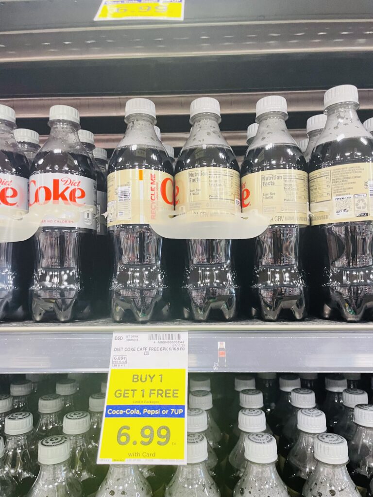 soda bottles kroger shelf image (1)