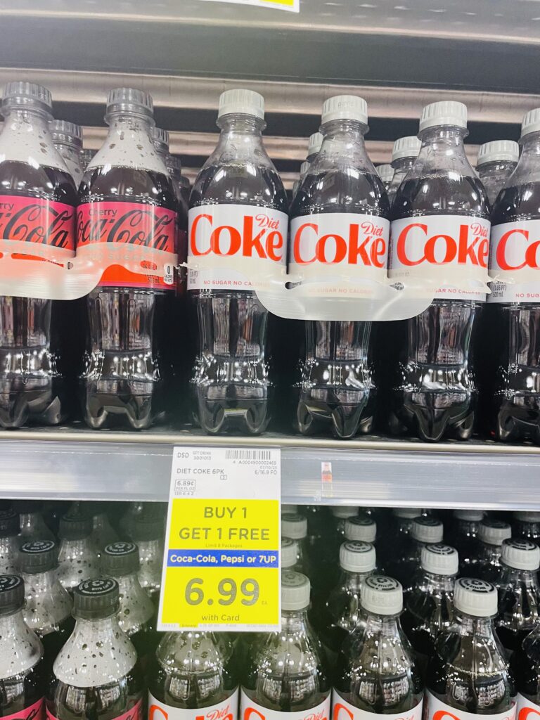 soda bottles kroger shelf image (1)