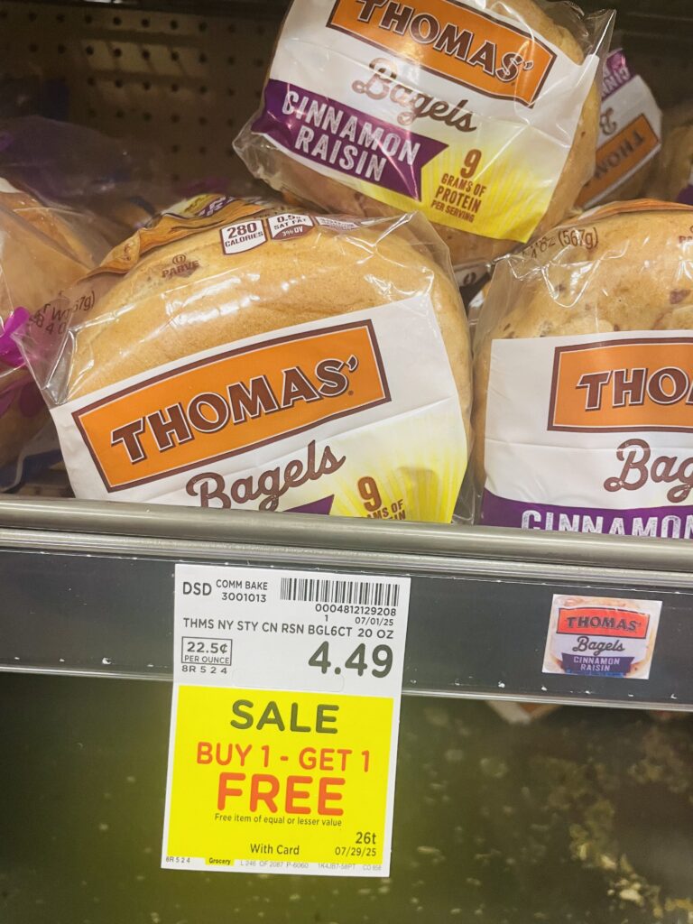 thomas swirl, muffins and bagels kroger shelf image (1)