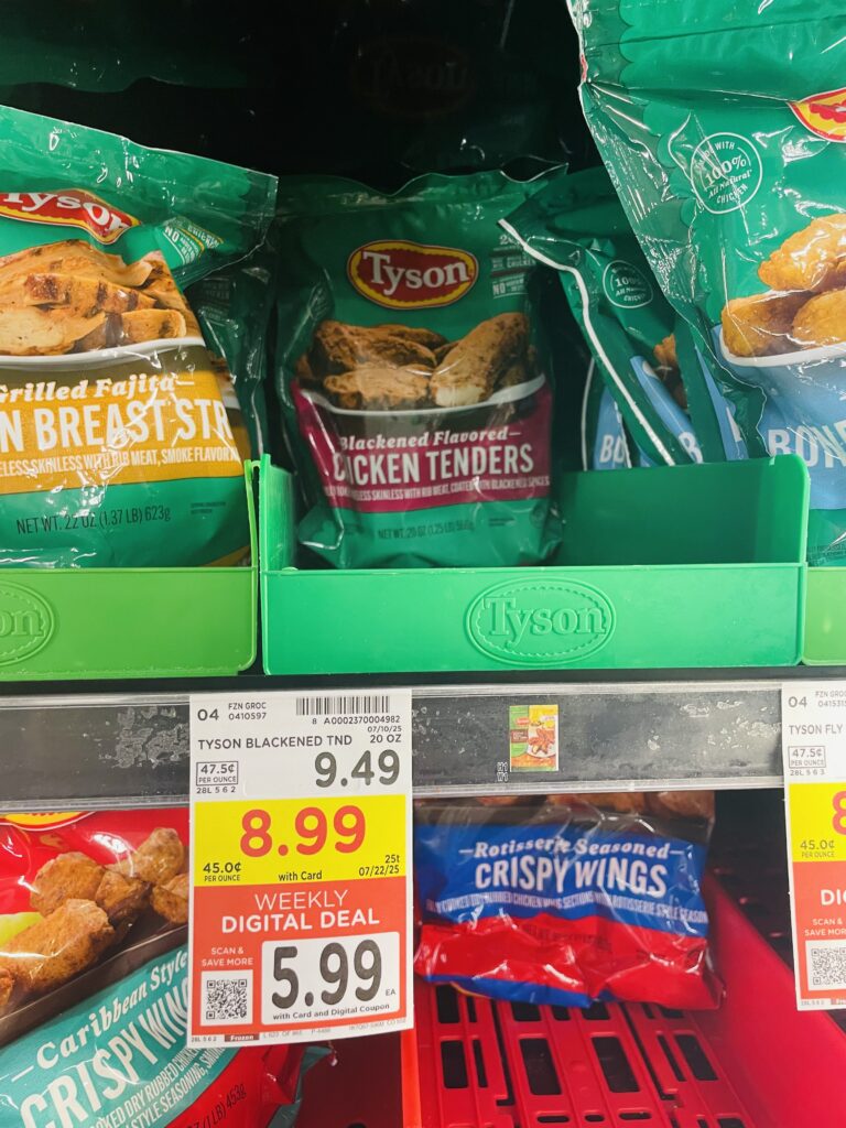 tyson chicken kroger shelf image (1)