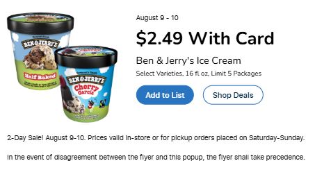 Kroger 2 Day Sale