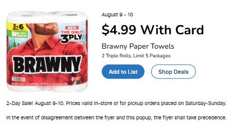Kroger 2 Day Sale