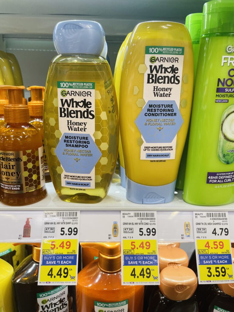 Garnier and L'Oreal Paris Hair Care Kroger Shelf Image