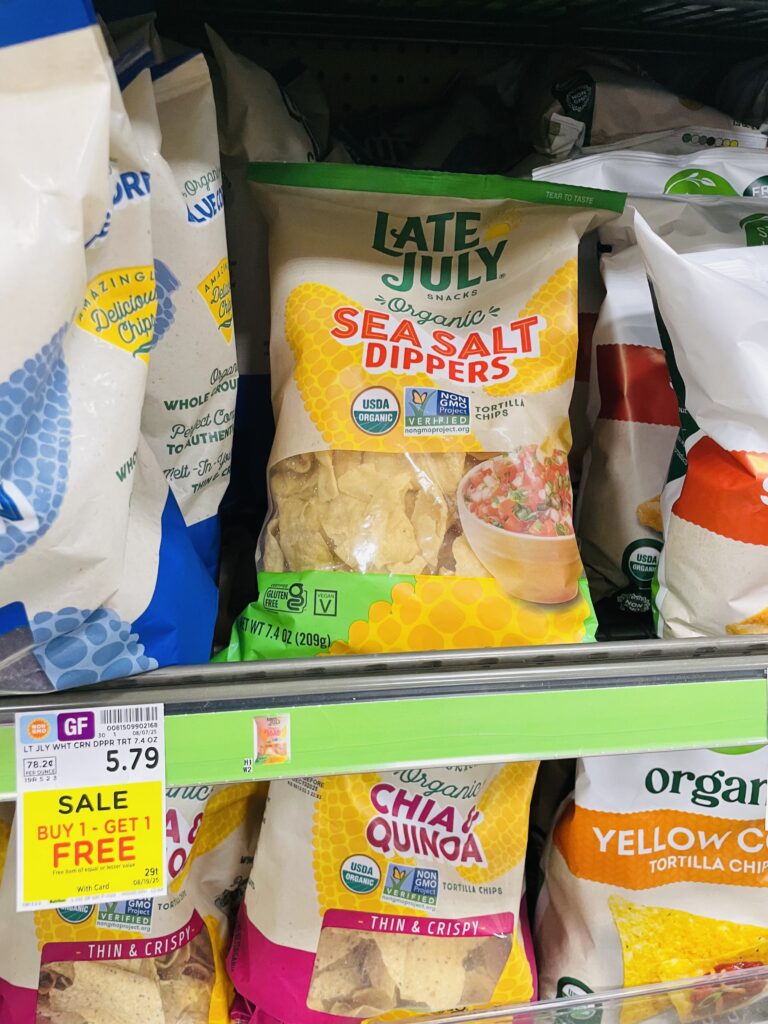 Late July Tortilla Chips Kroger Shelf Image