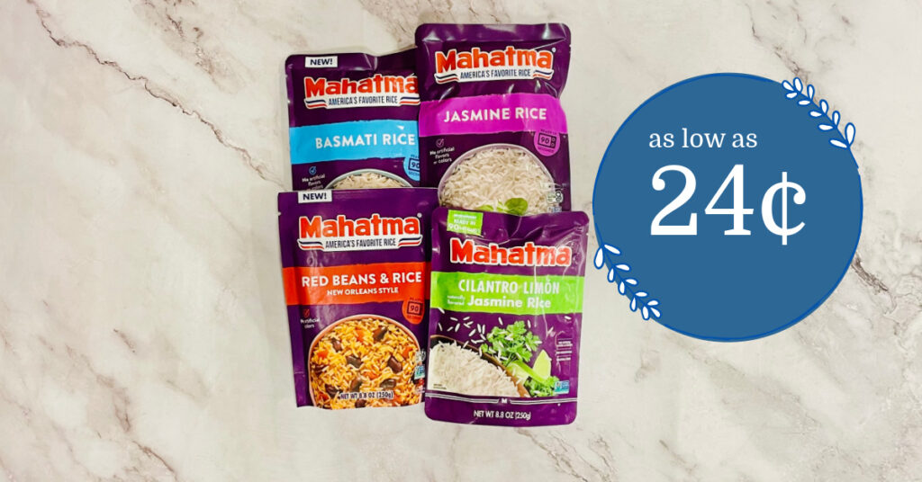 Mahatma Ready to Serve Rice is as low as $0.24 with Kroger Mega Event ...