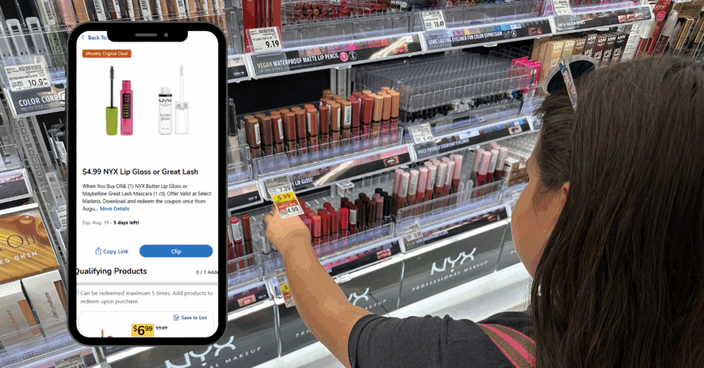 NYX and Maybelline Kroger Digital Coupon