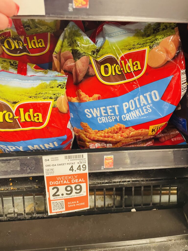 Ore-Ida Frozen Potatoes Kroger Shelf Image (1)