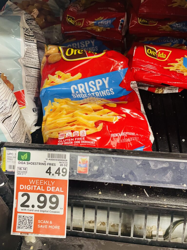Ore-Ida Frozen Potatoes Kroger Shelf Image (1)