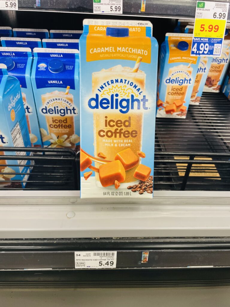 International Delight Iced Coffee Kroger Shelf Image