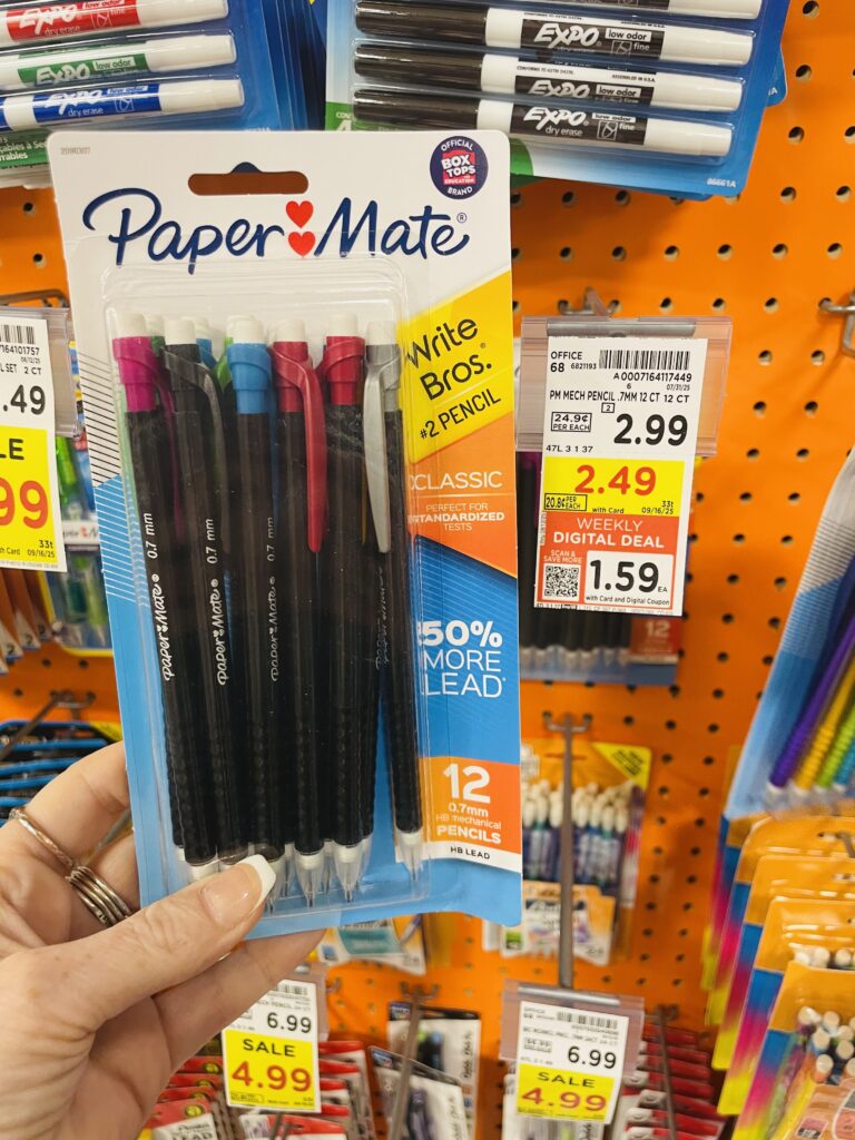 Papermate mechanical pencils kroger shelf image