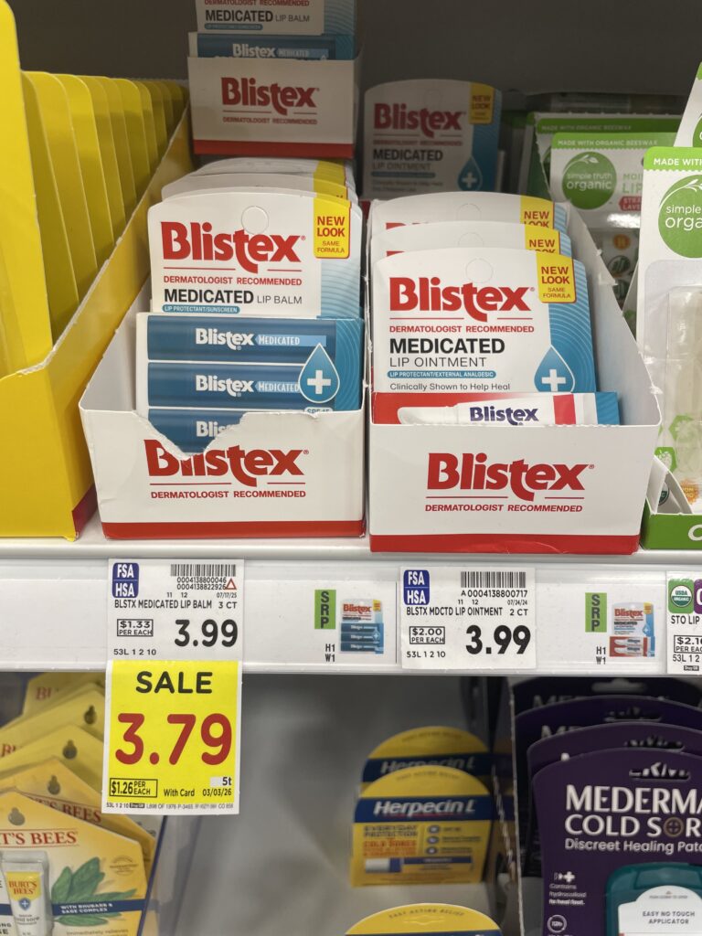Blistex Kroger Shelf Image