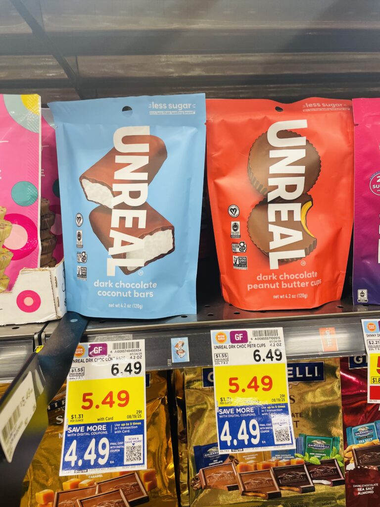 Unreal chocolate kroger shelf image