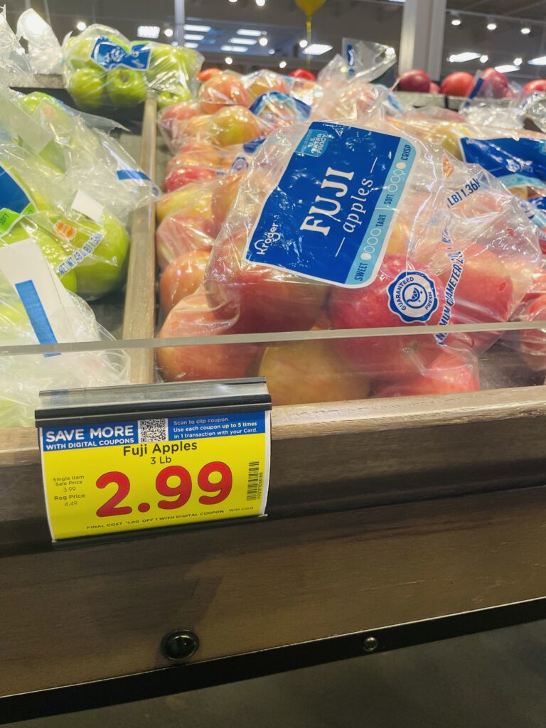 Kroger Apples Shelf Image