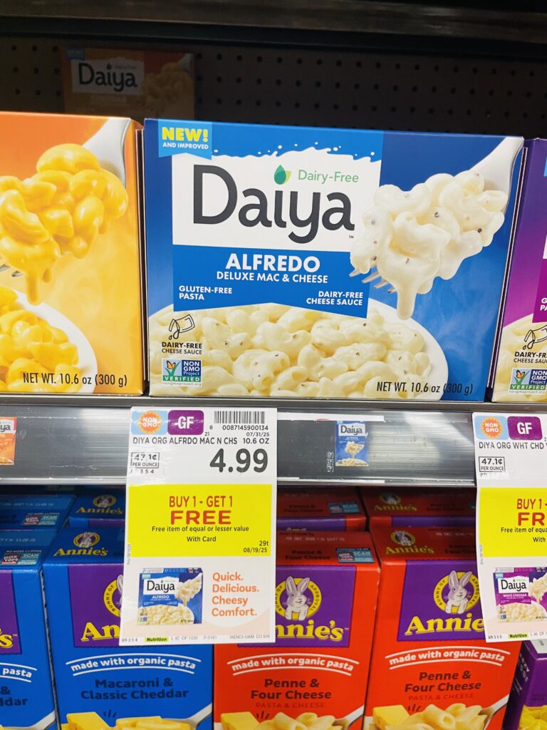 Daiya Mac & Cheese Kroger Shelf Image