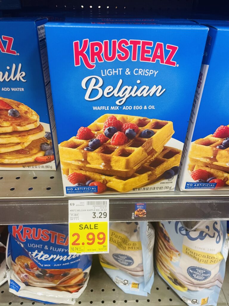 Krusteaz Kroger shelf Image