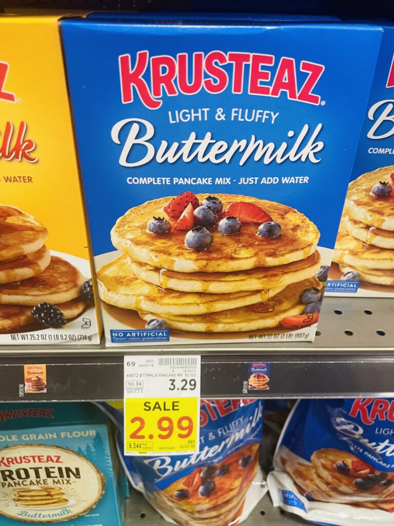 Krusteaz Kroger shelf Image