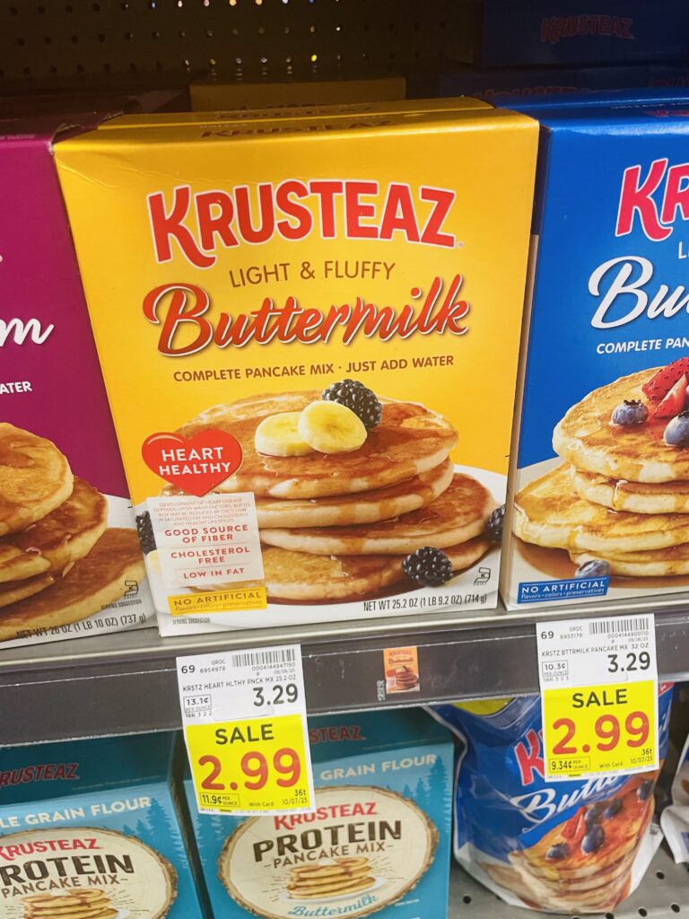 Krusteaz Kroger shelf Image