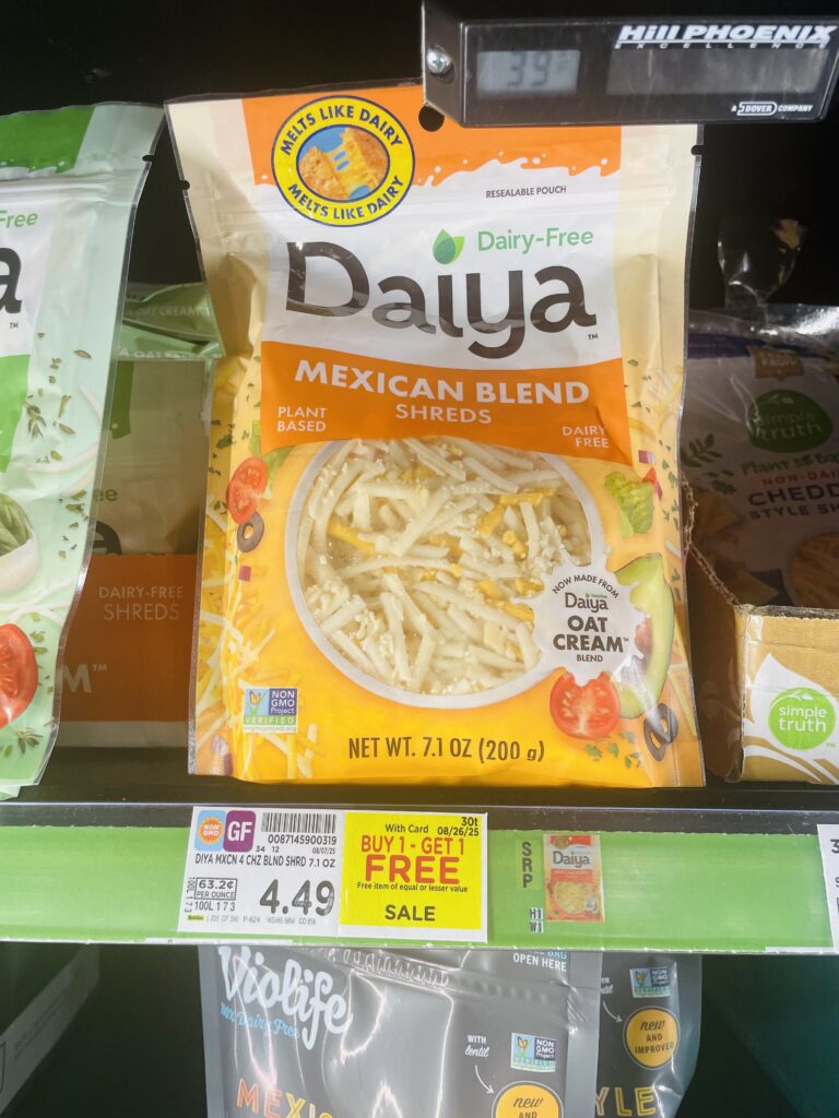 Daiya Cheese Kroger Shelf Image