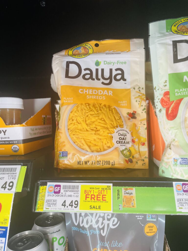 Daiya Cheese Kroger Shelf Image