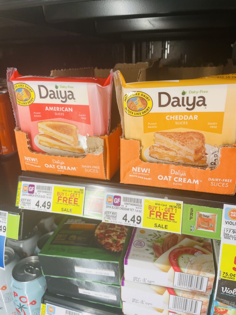 Daiya Cheese Kroger Shelf Image