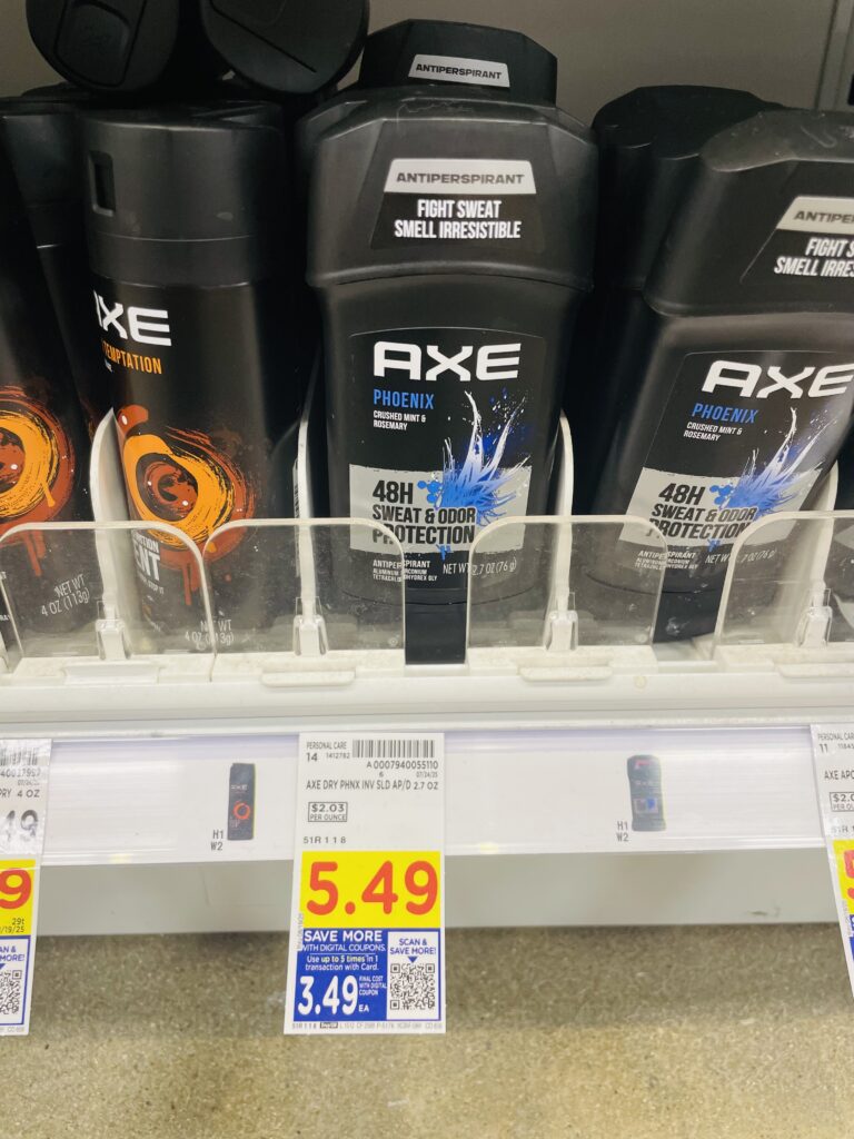 axe kroger shelf image
