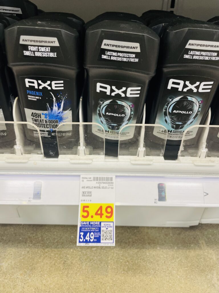 axe kroger shelf image