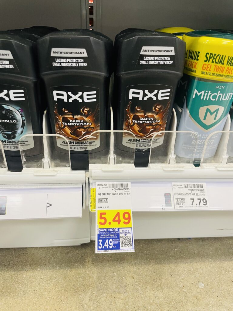 axe kroger shelf image