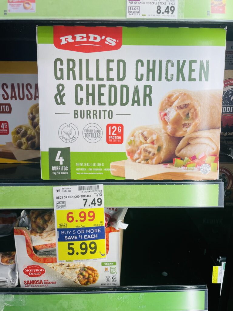 Red's Burritos Kroger Shelf Image
