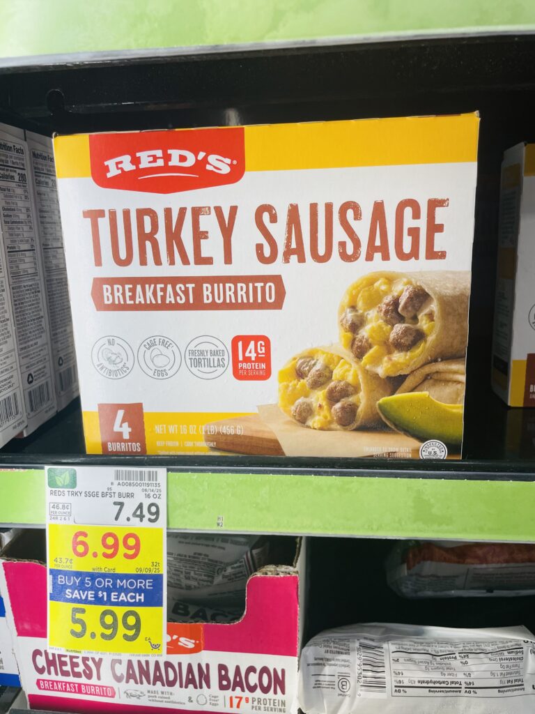Red's Burritos Kroger Shelf Image