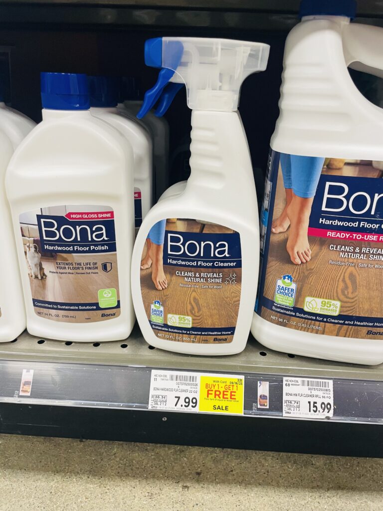 bona floor cleaner kroger shelf image